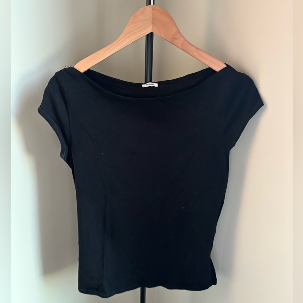 Garage Black Short Sleeve Tee
